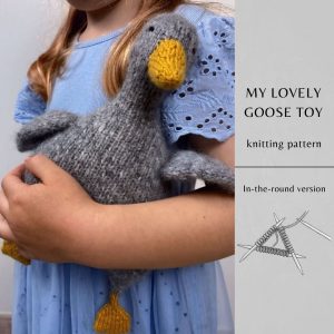 My Lovely Goose Toy Knitting Pattern ROUND | Instant Download PDF