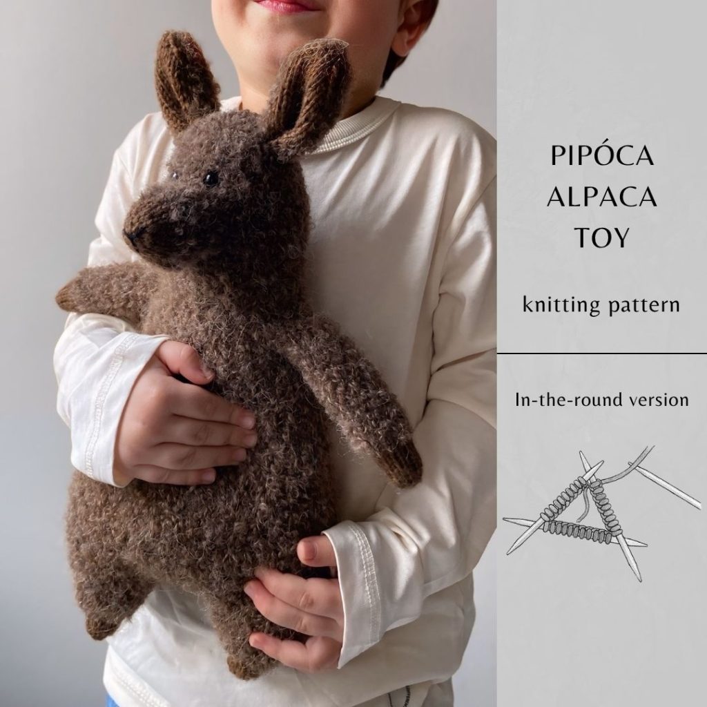Pipóca Alpaca Toy Knitting Pattern | Instant Download PDF