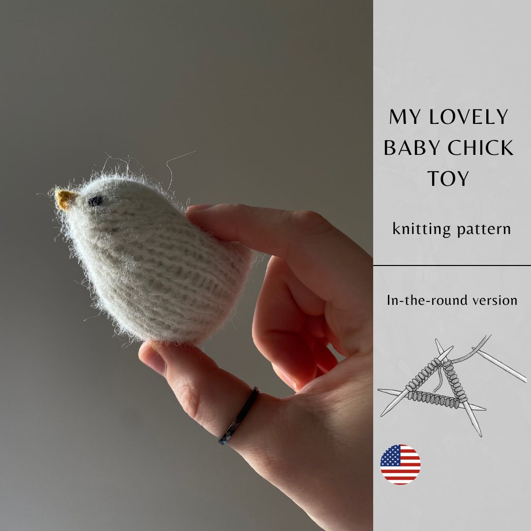 My Lovely Baby Chick Toy Knitting Pattern | Instant Download PDF