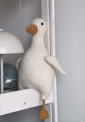 My Lovely Goose Toy Knitting Pattern ROUND | Instant Download PDF photo review