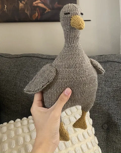 My Lovely Goose Toy Knitting Pattern | Instant Download PDF photo review