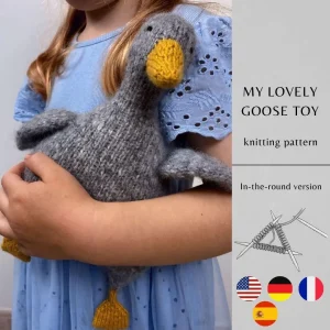 My Lovely Goose Toy Knitting Pattern | Instant Download PDF
