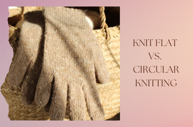 gloves knitted in the round