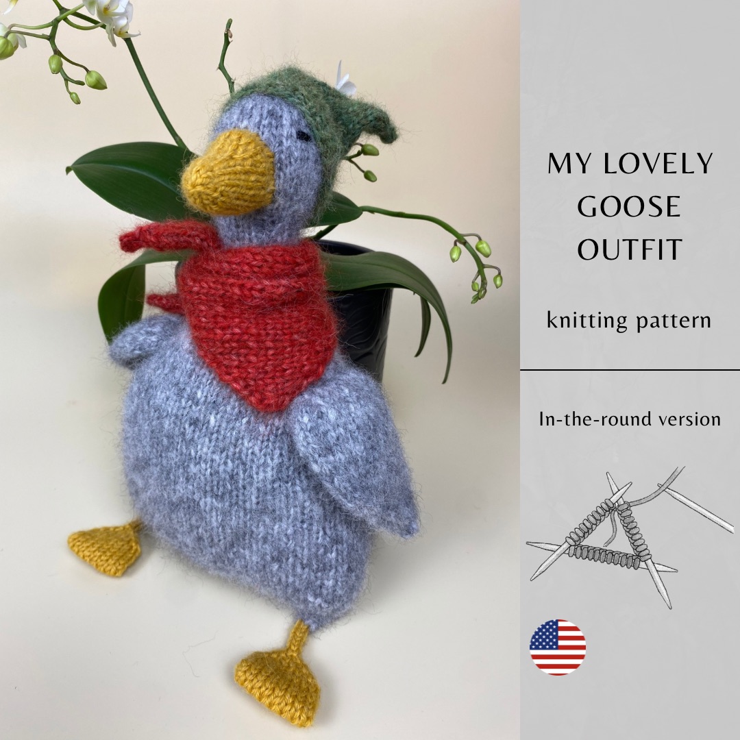 My Lovely Goose Outfit Knitting Pattern | Instant Download PDF