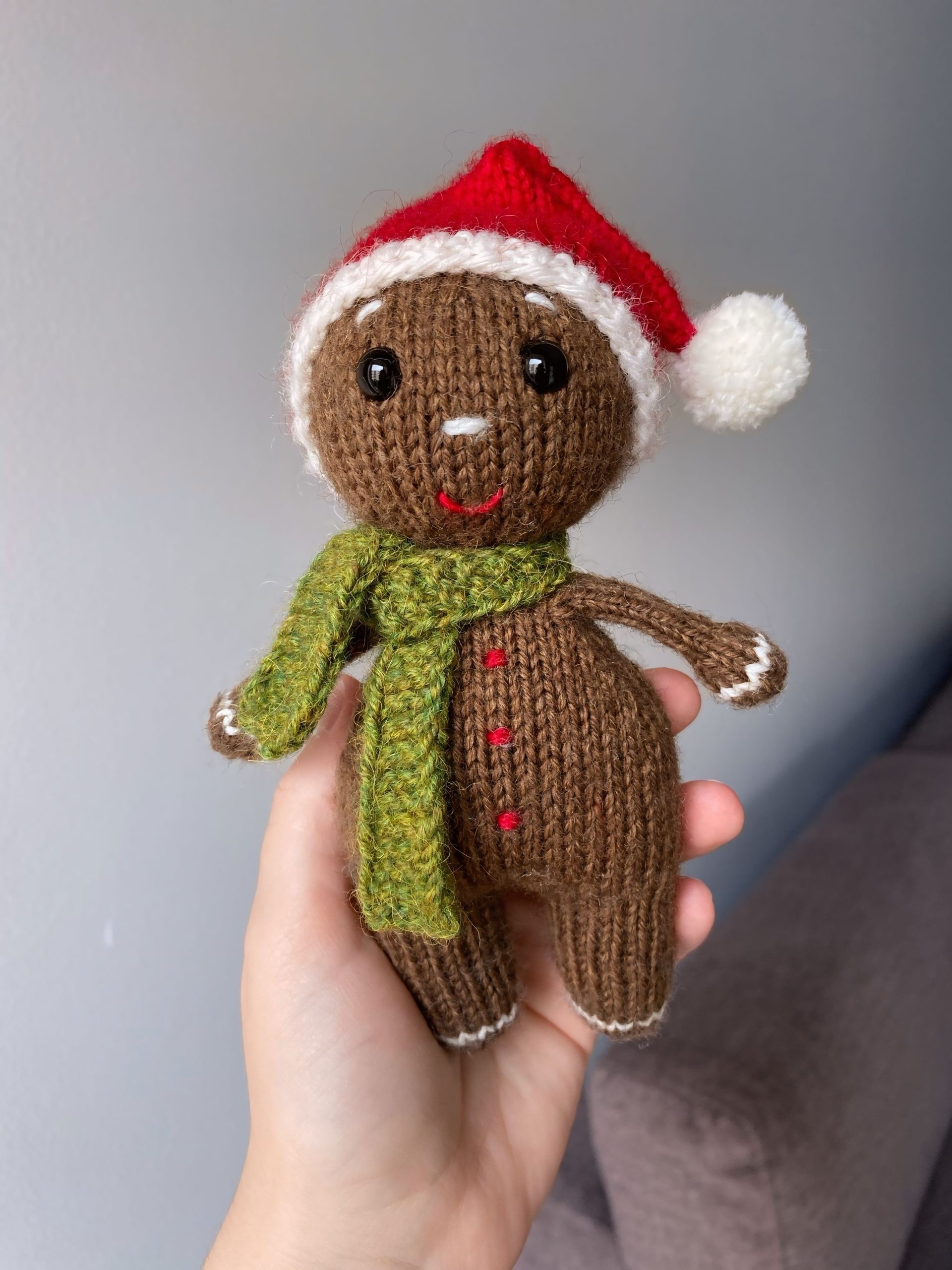 Crumb Gingerbread Man Knitting Pattern | Instant Download PDF - Image 3