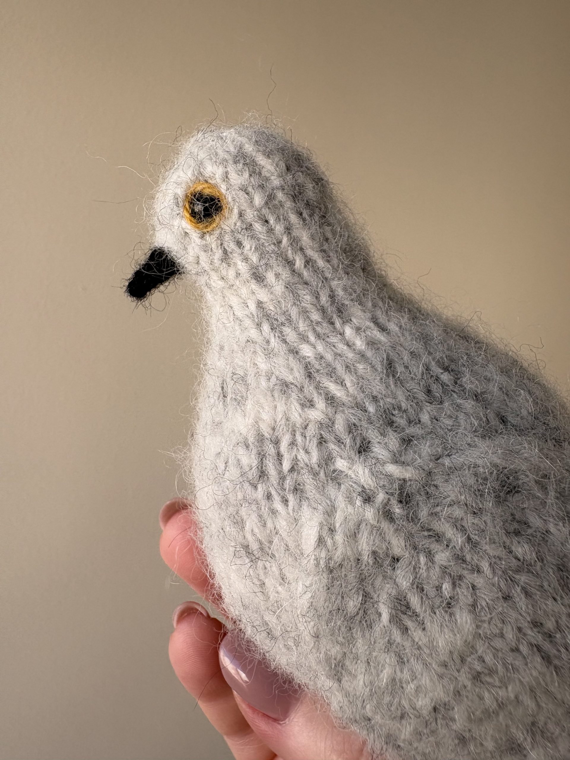 My Lovely Pigeon Toy knitting pattern IN-THE-ROUND Version | Instant Download PDF - Image 2