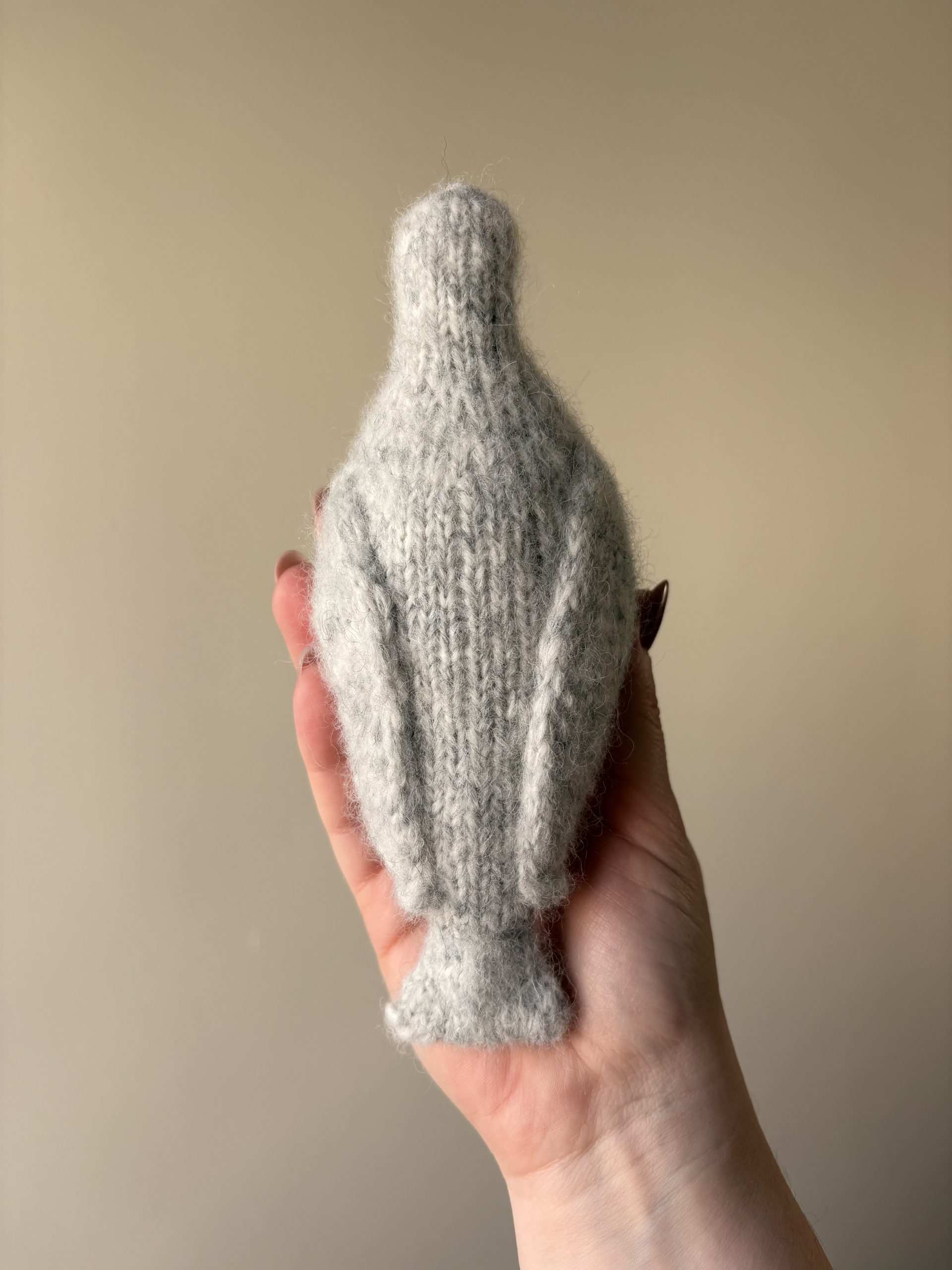 My Lovely Pigeon Toy knitting pattern IN-THE-ROUND Version | Instant Download PDF - Image 3