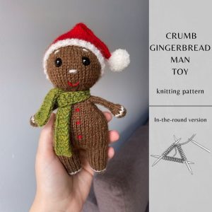 Crumb Gingerbread Man Knitting Pattern | Instant Download PDF