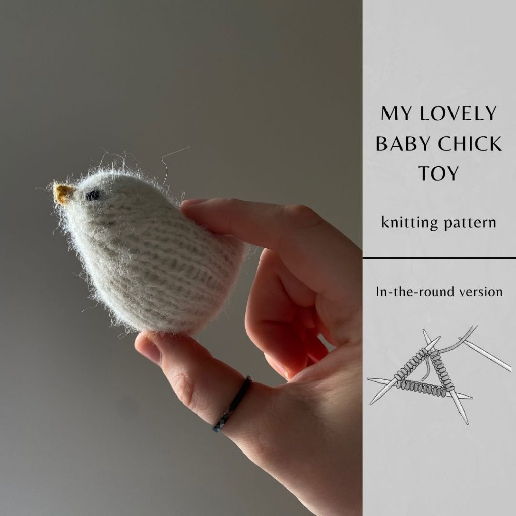 My Lovely Baby Chick Toy Knitting Pattern | Instant Download PDF