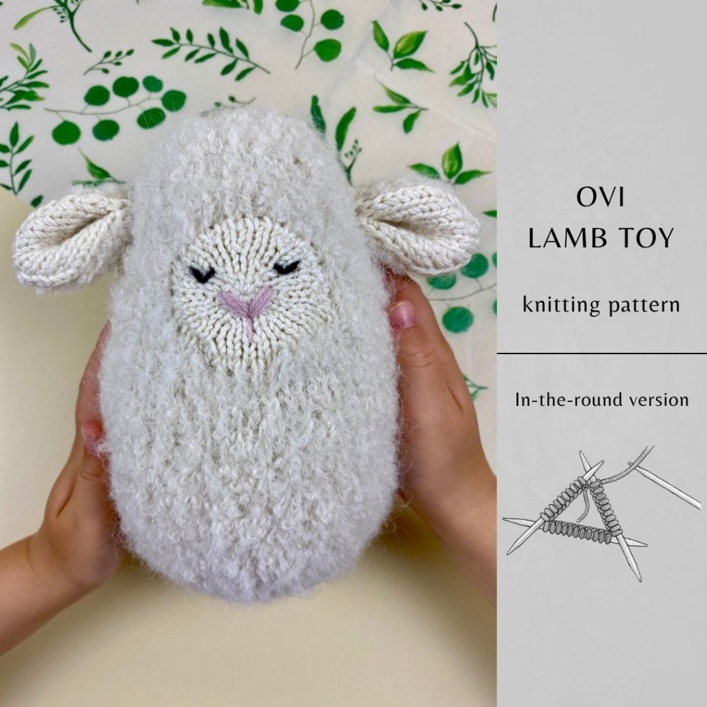 Ovi Lamb Toy Knitting Pattern | Instant Download PDF