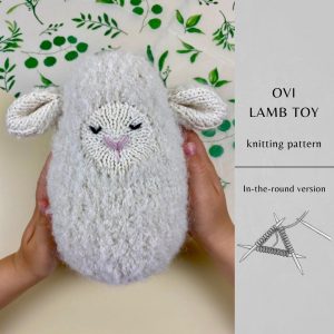Ovi Lamb Toy Knitting Pattern | Instant Download PDF