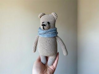 Little Teddy Bear Free Pattern (crochet vers.) + video