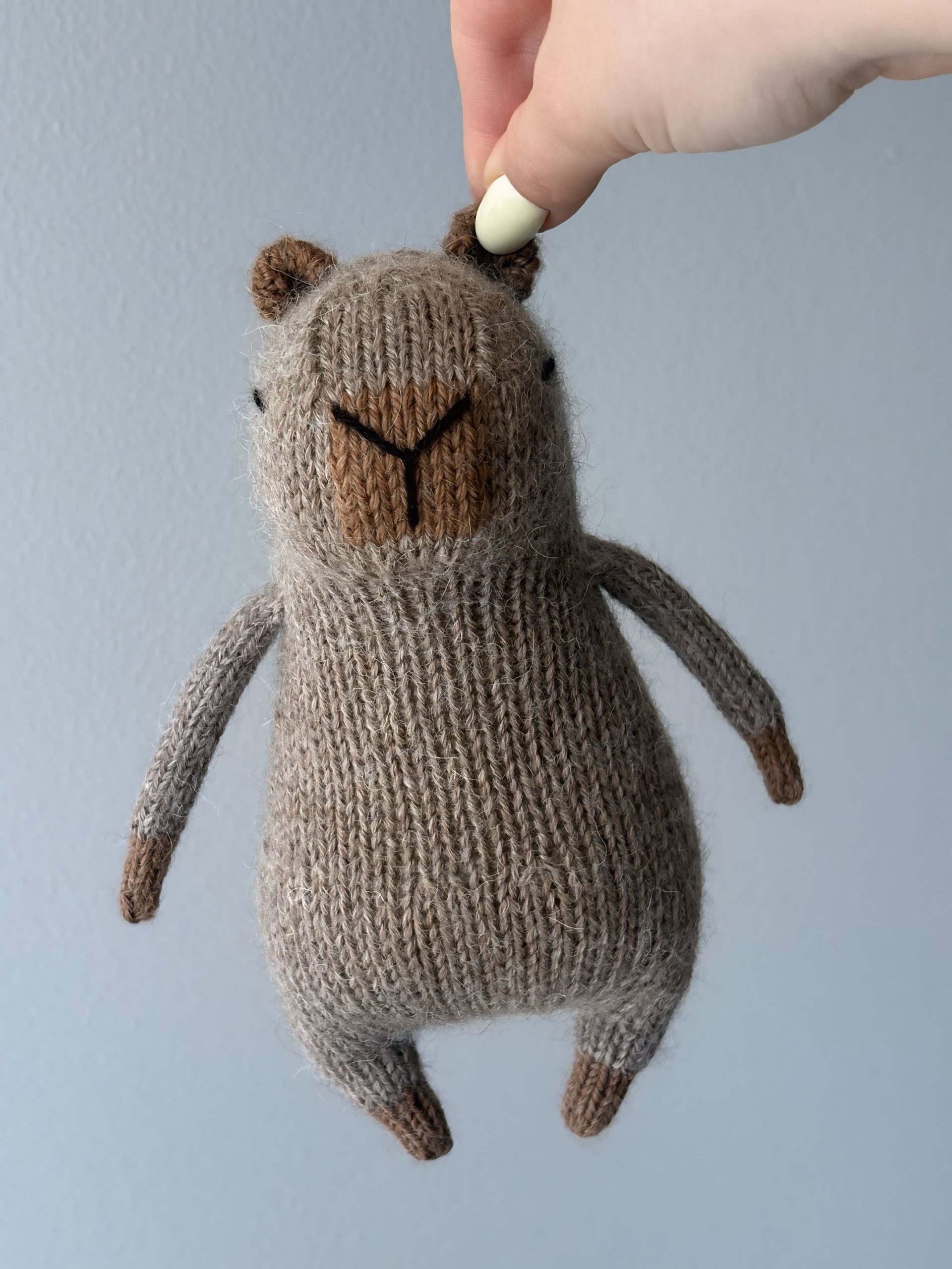 Fofo Capybara Toy Knitting Pattern | Instant Download PDF - Image 3