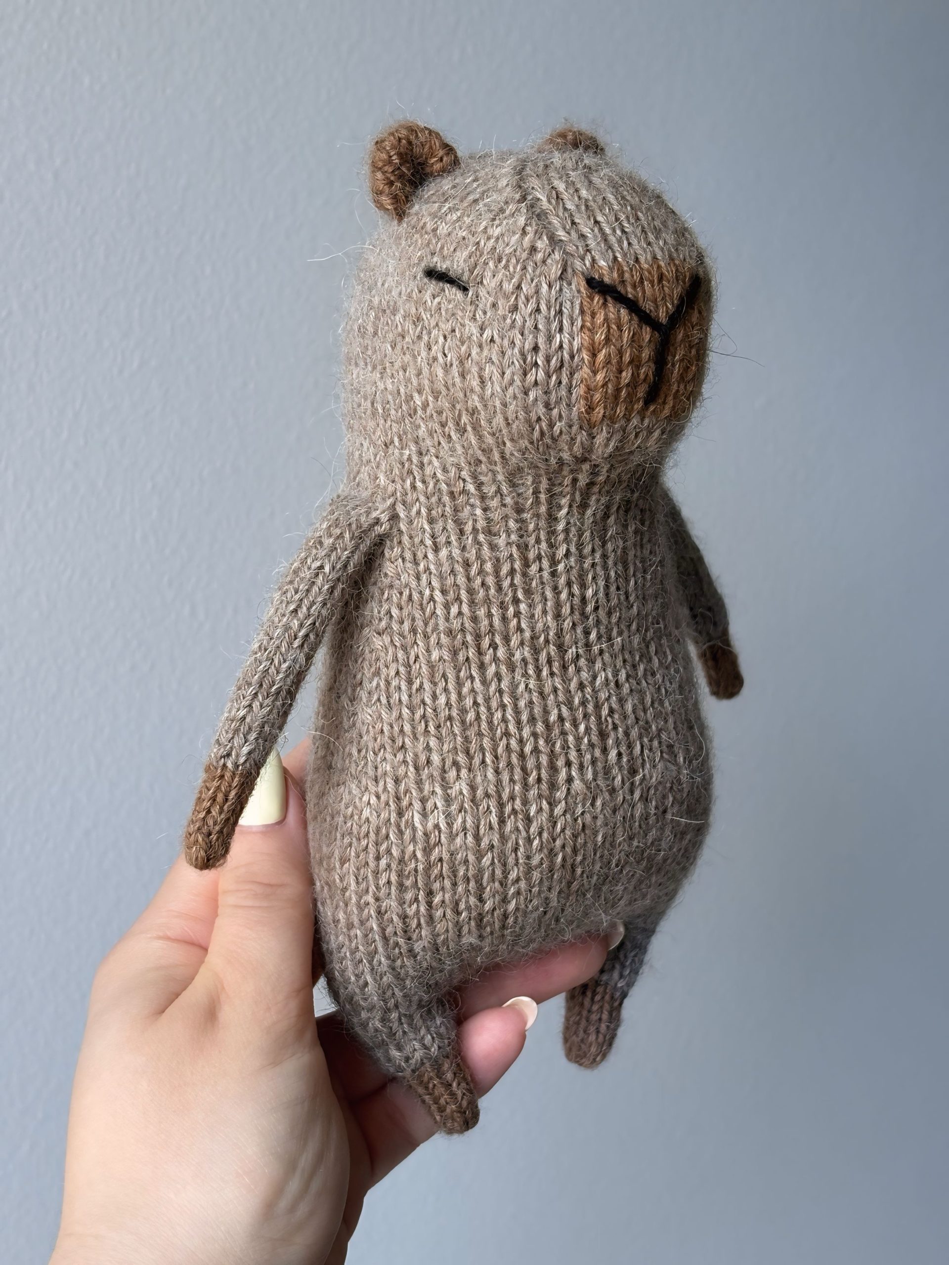 Fofo Capybara Toy Knitting Pattern | Instant Download PDF - Image 4