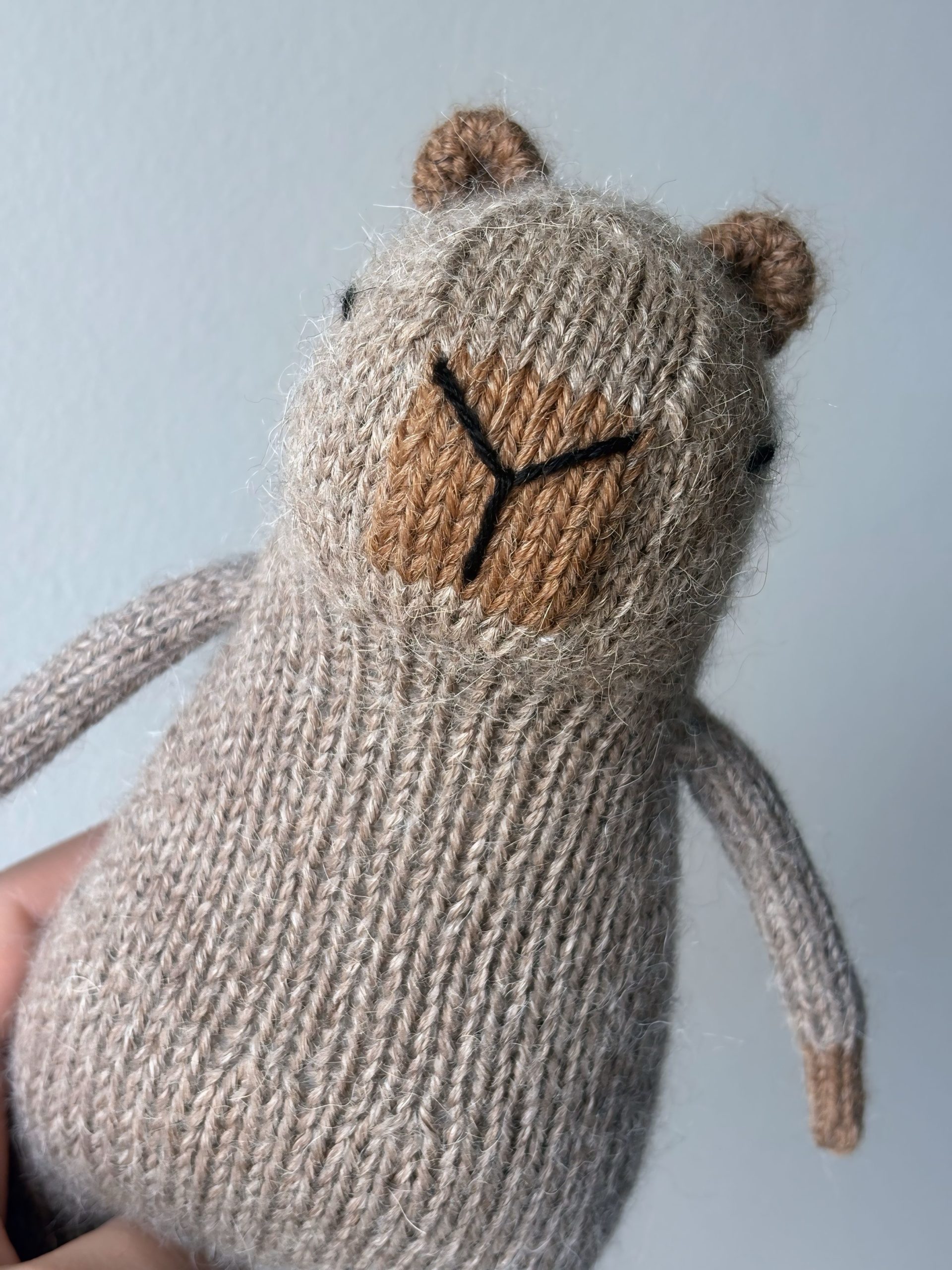 Fofo Capybara Toy Knitting Pattern | Instant Download PDF - Image 2