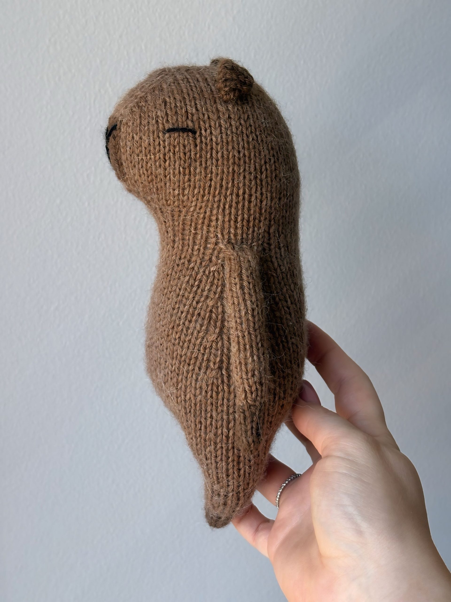Fofo Capybara Toy Knitting Pattern FLAT Version | Instant Download PDF - Image 4