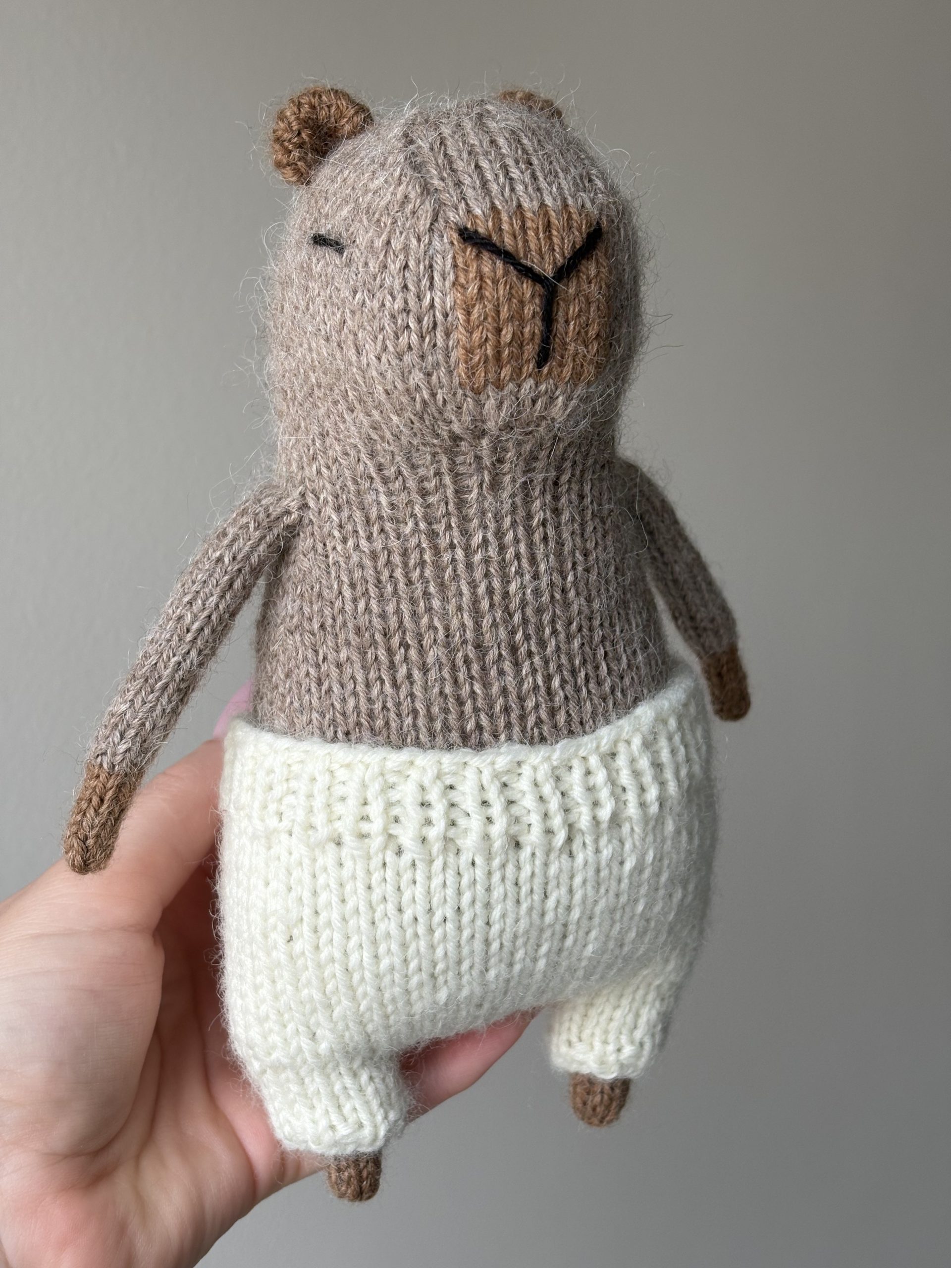 Fofo Capybara’s Outfits Knitting Pattern ROUND Version | Instant Download PDF - Image 6