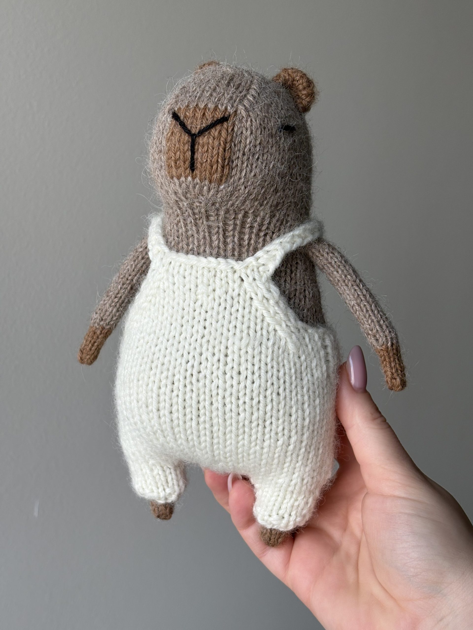Fofo Capybara’s Outfits Knitting Pattern ROUND Version | Instant Download PDF - Image 5