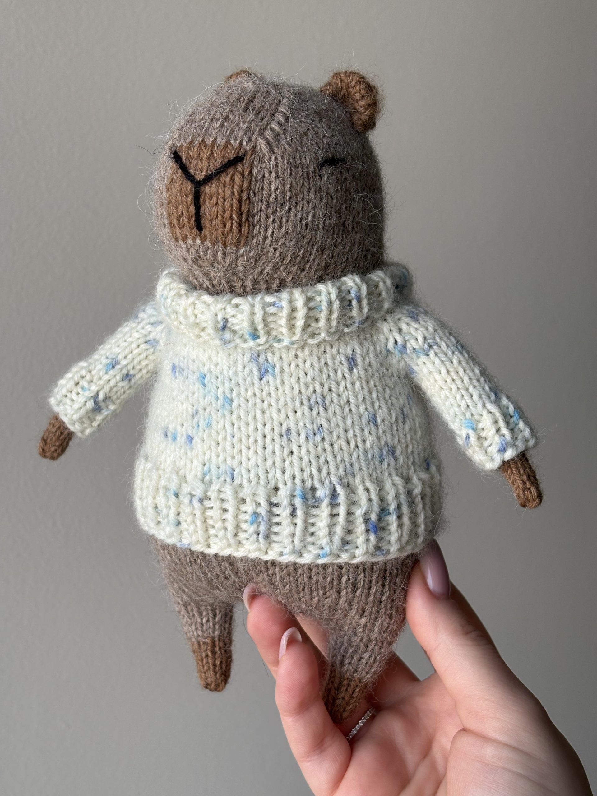 Fofo Capybara’s Outfits Knitting Pattern ROUND Version | Instant Download PDF - Image 2